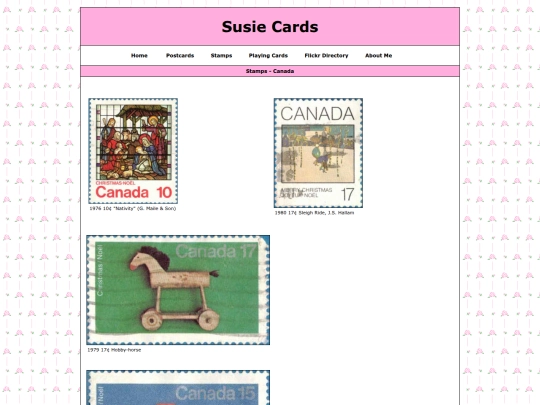 stamps/individual countries/canada screenshot