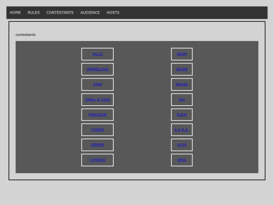 contestants screenshot