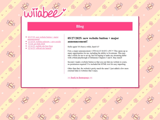blog screenshot