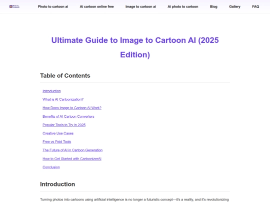 image-to-cartoon-ai-guide screenshot