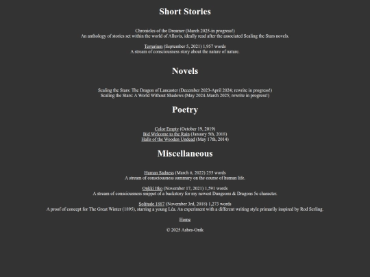 writing screenshot