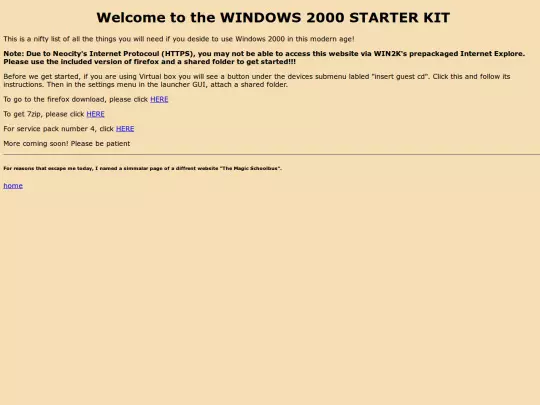 win2k screenshot