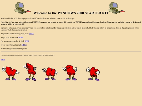 win2k screenshot