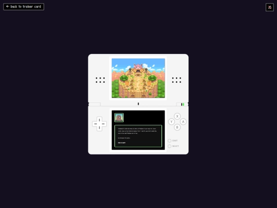 trainer-card/footprint-minigame screenshot