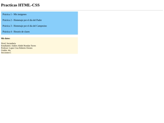 index screenshot