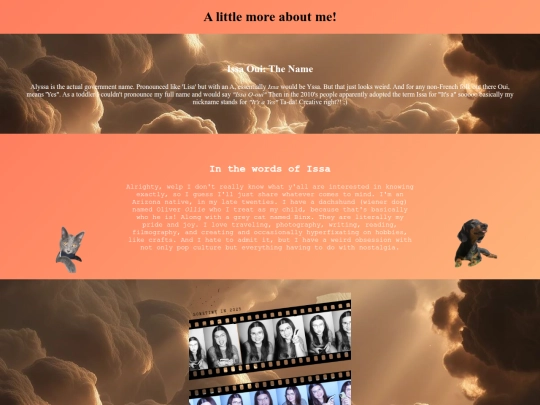 AboutMe screenshot