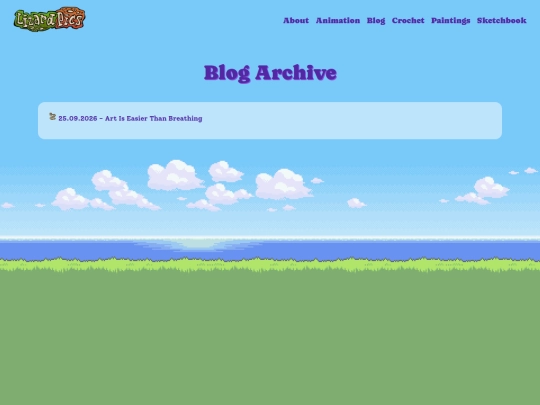 blog screenshot