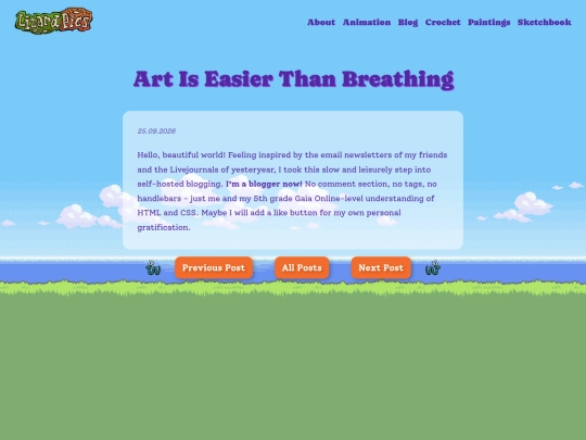 blog/1 screenshot