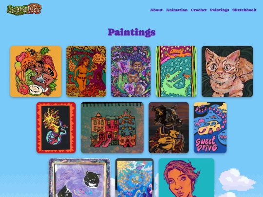 paintings screenshot