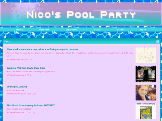 blog screenshot
