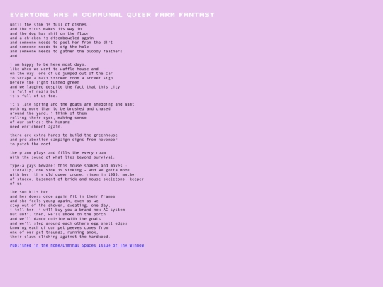 poetry/queerfarmfantasy screenshot