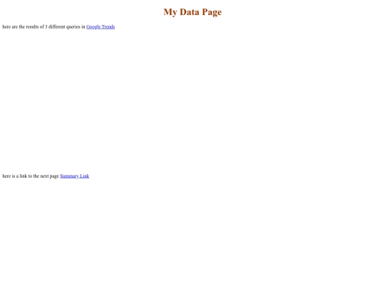 data screenshot