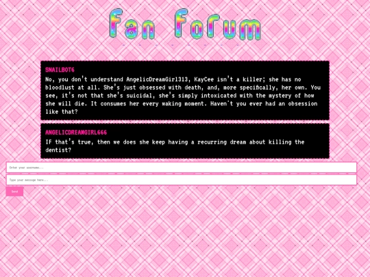 forum screenshot