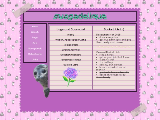logs/bucketlist screenshot