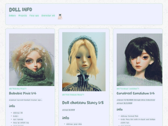 dollinfo screenshot