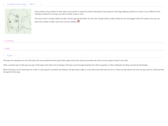 home page/clotheswigseyes screenshot