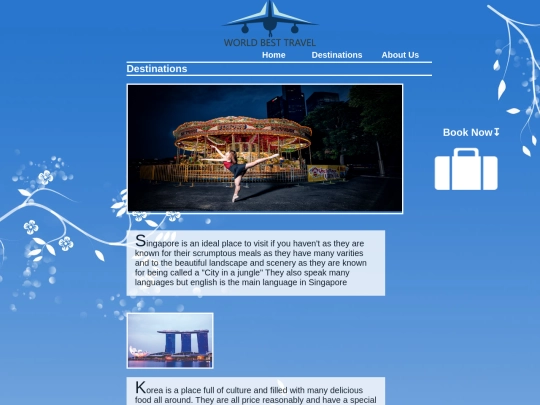 Destinations screenshot