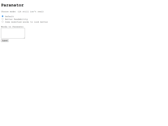 paranator screenshot