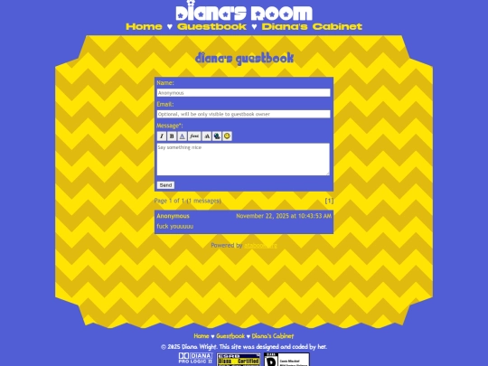 guestbook screenshot