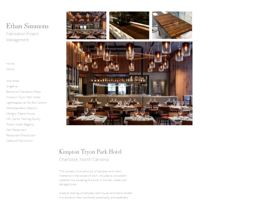 work/Kimpton_Tryon_Park_Hotel screenshot
