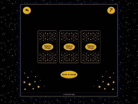 tarot-spreads/three-cards screenshot