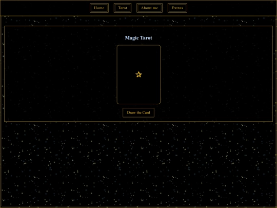tarotcard screenshot