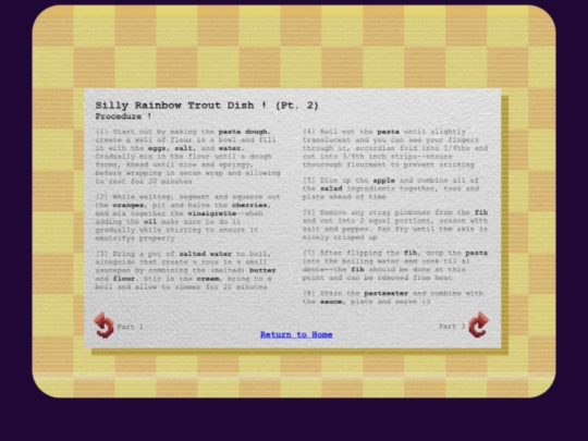 Recipes/recipes_silly_rainbow_trout_2 screenshot