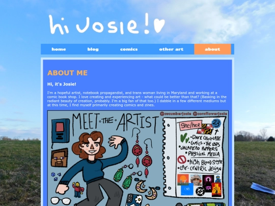 about-me screenshot