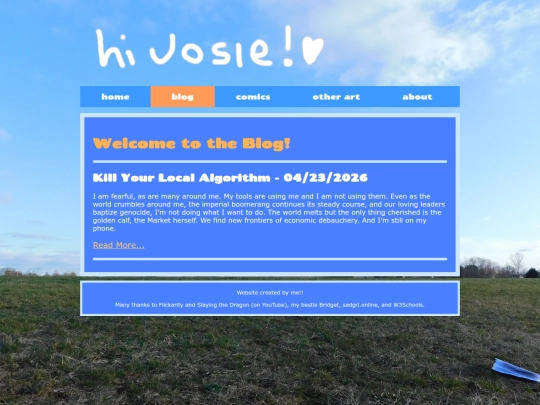 blog screenshot