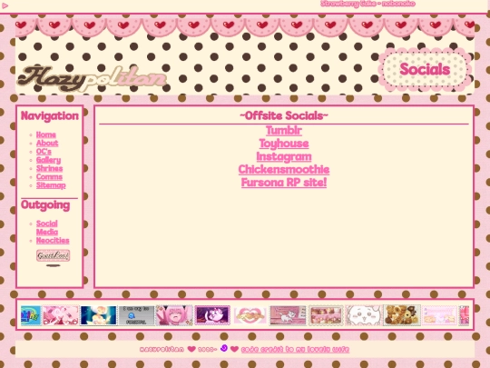socials screenshot