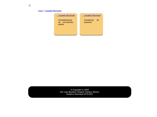 juzgado municipal screenshot