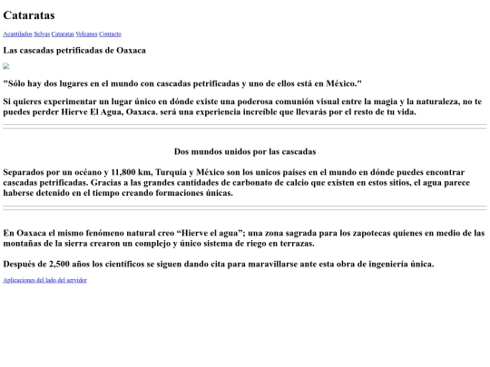 proyectoweb/catarata screenshot
