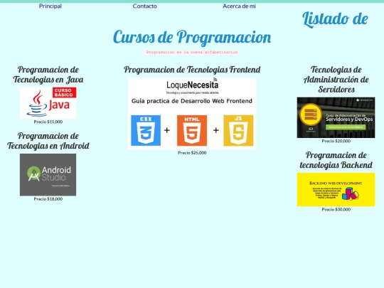 proyectoweb/menu screenshot
