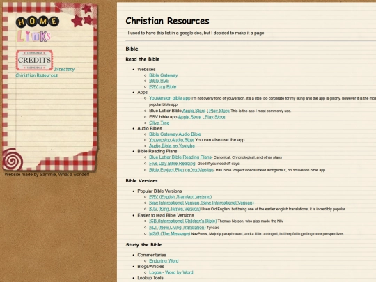 internet/christianresources screenshot