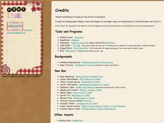 internet/credits screenshot