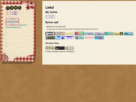 internet/links screenshot