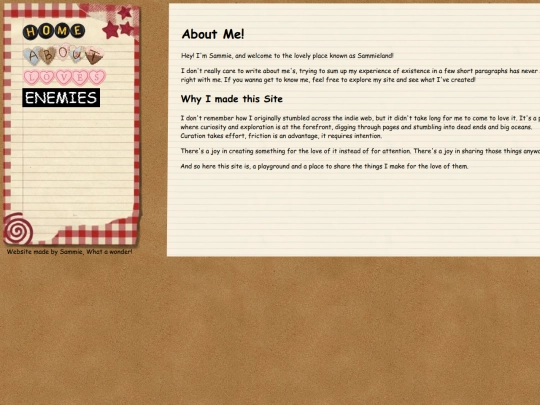 personal/aboutme screenshot