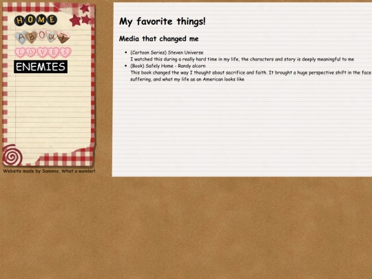 personal/loves screenshot