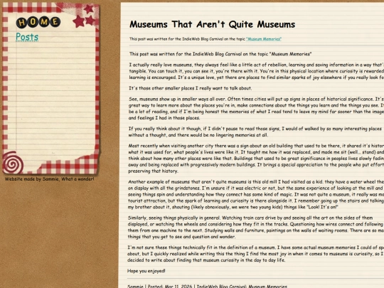 posts/2026-03_IndieWeb-Blog-Carnival_Museum-Memories screenshot