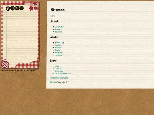 sitemap screenshot