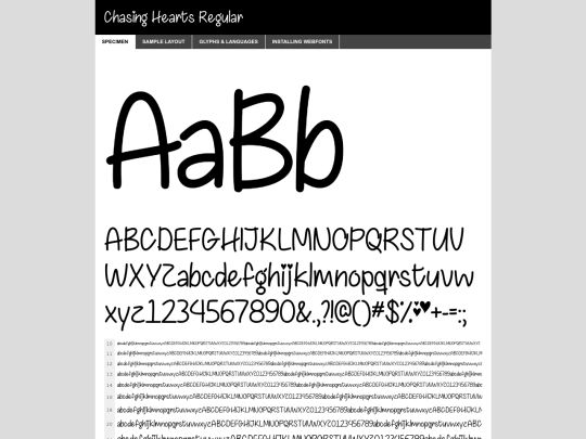 webfontkit-20241212-004912/chasing_hearts_-_otf-demo screenshot