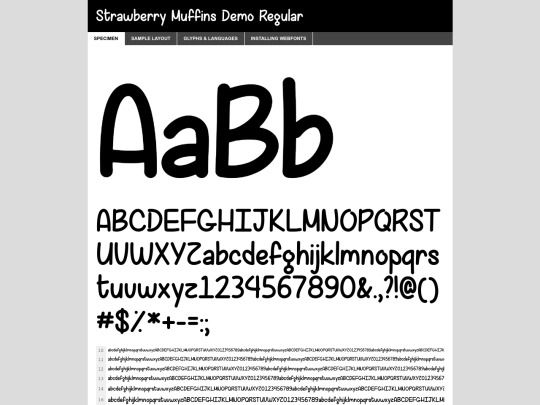 webfontkit-20241212-004912/strawberry_muffins_demo-demo screenshot