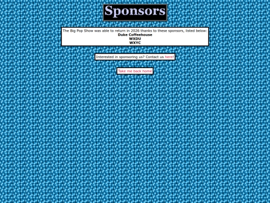 sponsors screenshot