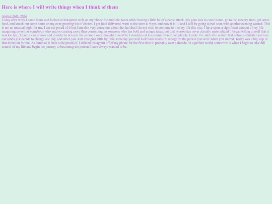 blog screenshot