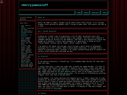 pages/about screenshot