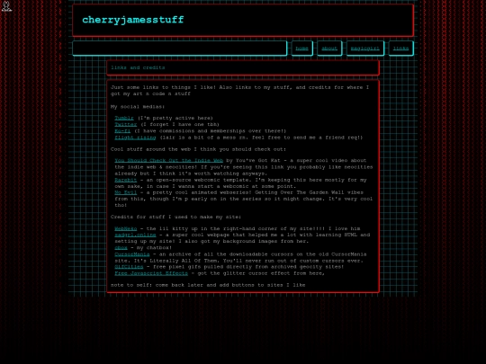pages/links screenshot
