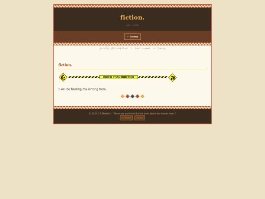 fiction/fiction screenshot