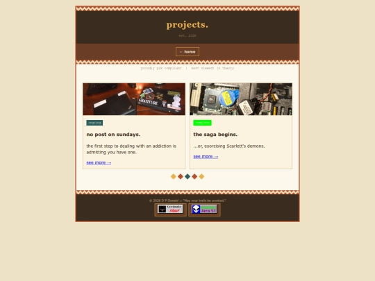 projects screenshot