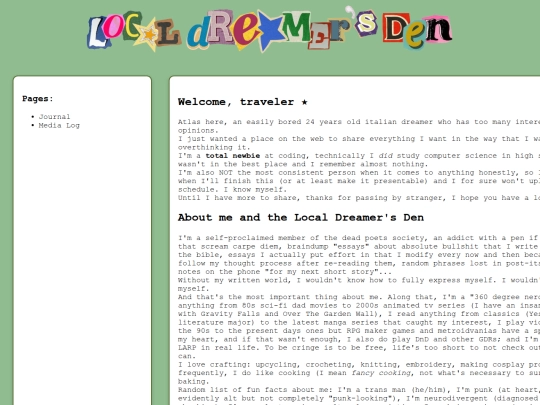 index screenshot
