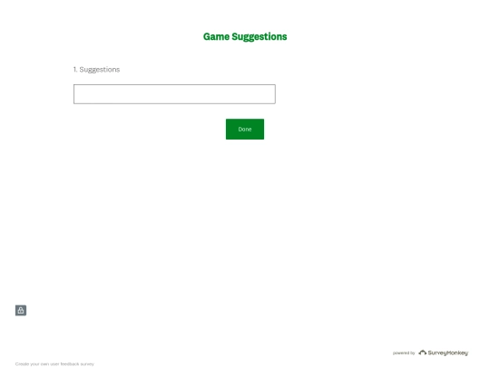 game-suggestions screenshot